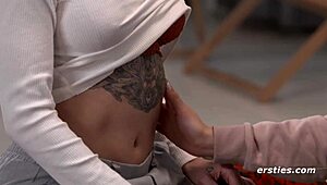 Ersties Nat Invites Friends Who Have Never Had Sex With A Woman!