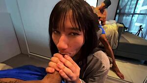 usando amiga para aliviar estresse fudendo ft kai kemi