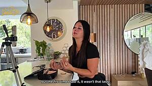 Salomé Gil Fucked By Tattooed Muscular Man At Home