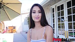 Reluctant stepdaughter proposes fuck with eliza ibarra