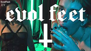 Now they just want to kiss feet covered with honey.