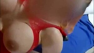 Pov sex with colombian babe moaning loud on the chair during outdoor quickie