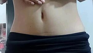 Innocent Girl's Perfect Tits on Spy Cam