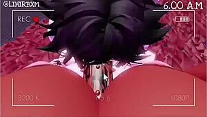 2 futa and 1 female having sex