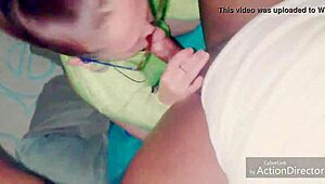 Blowjob by My Sexy Ass Wife Sucking Cock