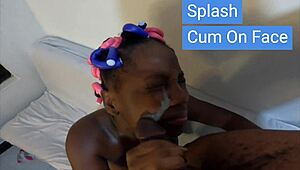 I'm his dirty cumslut with a fun size body, craving mouth fucks and facial cum splashes