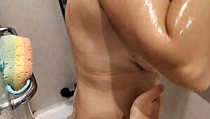 stepsister lets me touch her perfect natural tits and ass