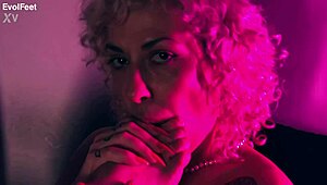 Just 2 queens having fun with their feet and hairy armpits