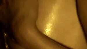 Naked Hotness Dances Erotically Near the Fire!