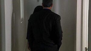 Monica sweetheart fucks colleagues big cock on board room table