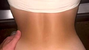 Young whore gives head and gets fucked bareback before cum in mouth