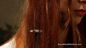 Busty Big Boobs Lesbian Slave Touched And Kissed By Dom Mistress