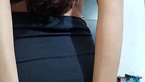 Innocent Girl's Perfect Tits on Spy Cam