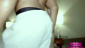 shanice luv pulled up with the cakes and got her pussy fucked hard!