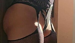 Mature Woman Visits While Husband Works