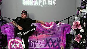 Colombian model aleja buitrago gets horny during podcast interview