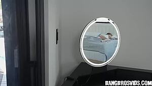 Brunette Creates Booty Content Featuring Her Big Ass In Shower