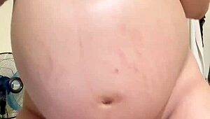 pregnant arab wife teasing on webcam who wants to fuck me?