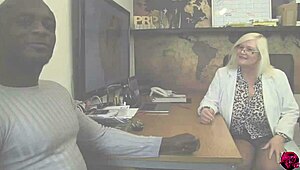 Laceystarr dr lacey meets antonio black in hospital blowjob ass licking big cock roleplay