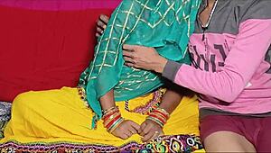 rajasthani bhabhi had a lot of fun after taking off her lehenga from her brother-in-law full 4k video