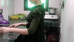 Desi Wife Gets Rough Fuck In Kitchen