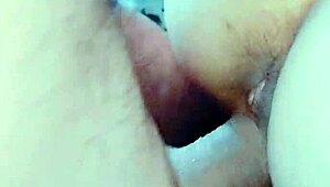 macro shooting of anal sex with my milf wife bent over