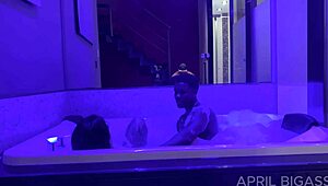 My BBC lover face-fucks me and I swallow cum before my cuckold husband