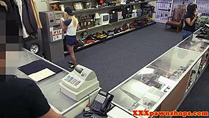 Young Babe With Glasses Rides Cock Passionately For Cash In Hidden Cam Scene