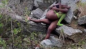 ⭐️I Seduced The Tourist Guard And Fucked Him On The Rock!