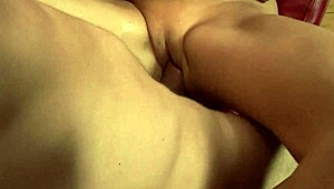 Mature blonde's tight pussy makes him cum twice