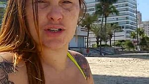 guys can't stop staring at me on the beach