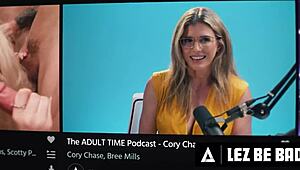 Boss Casey Calvert Disciplines Victoria Voxxx & Nicole Aria in Office