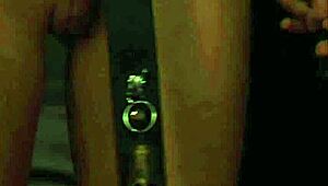 two hot lesbian slaves get tied up and dominated by a fierce mistress