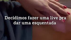 A Husband Found Pretty Belinha Watching The Live.