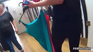 adorable czech chick seduced in shopping centre pov banging