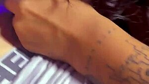 My girlfriend Dafri sucks his huge cock after losing the bet