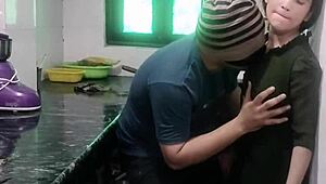 Desi Wife Gets Rough Fuck In Kitchen