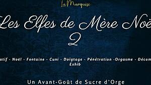 naughty les elfes de mere noel 2 chatting dirty in french and squirting 😏