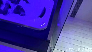 My BBC lover face-fucks me and I swallow cum before my cuckold husband