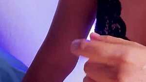 My girlfriend Dafri sucks his huge cock after losing the bet