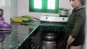 Desi Wife Gets Rough Fuck In Kitchen