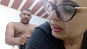 Transei com a minha sogra lésbica e gozei na boca dela