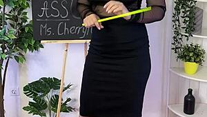 Curvy Woman in Stockings and Lingerie Posing