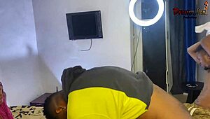 He Watches His Wife Get Fucked By A Big Black Cock For Cash