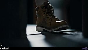 Josephine Jackson becomes horny lesbian from alien parasite.