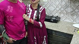 Indian Desi Bhabhi In Kitchen