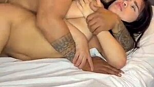 brunette amateur candy's tight pussy destroyed in live sex show gone wild