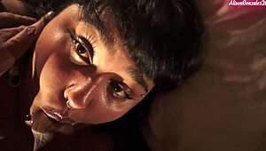 stepbrother throat blasts after wrestling