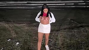 fomos ata a praia atr�s de putaria e encontramos uma cadeira do salva vidas n�o resisti e tive que provar a adrenalina