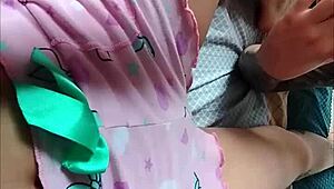 Stepdaughter Seduces in Pajamas, Groped Fully